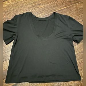 Goop Women’s Black Shirt low scoop in the back